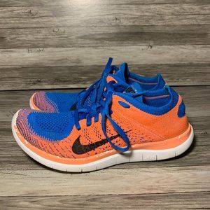 SOLD- Nike Free 4.0 Flyknit Womens 8.5 Photo Blue